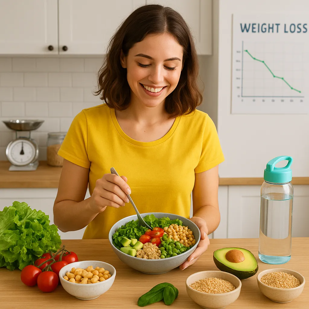 Read more about the article How can adopting a vegetarian diet support effective and healthy weight loss?