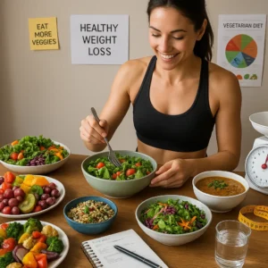 Read more about the article How can adopting a vegetarian diet support healthy weight loss and dieting goals?