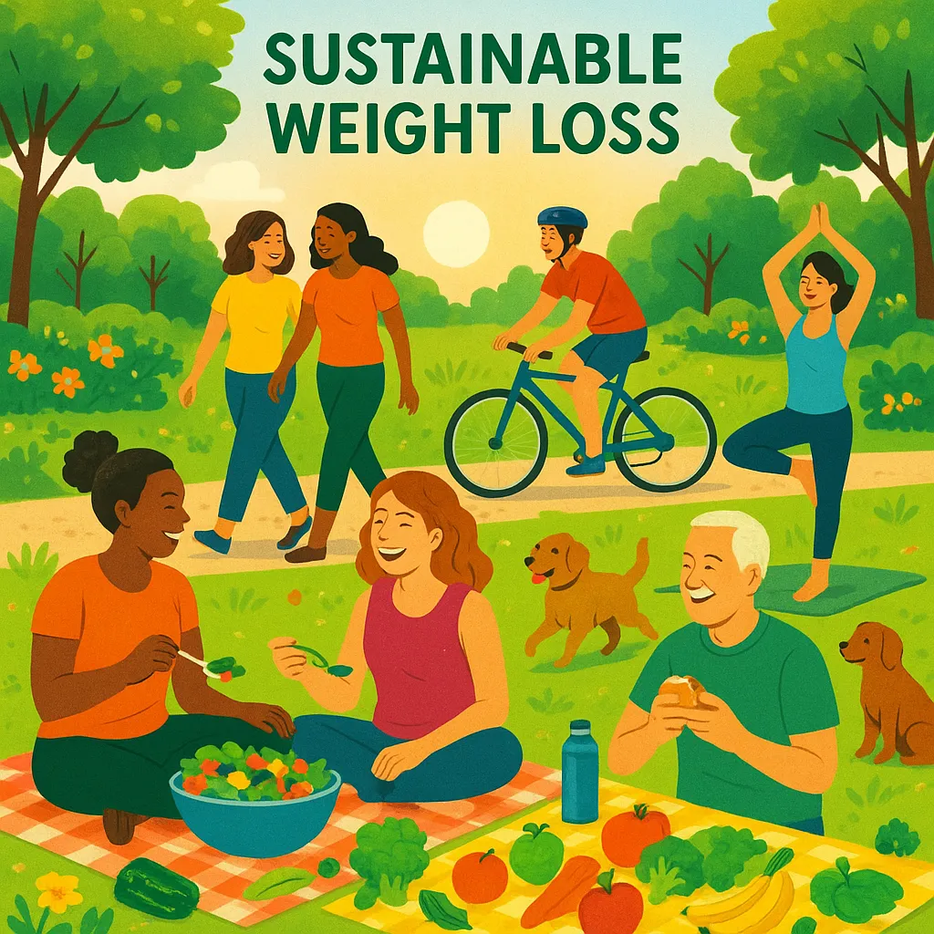 Read more about the article What are the best strategies for achieving sustainable weight loss without strict dieting?