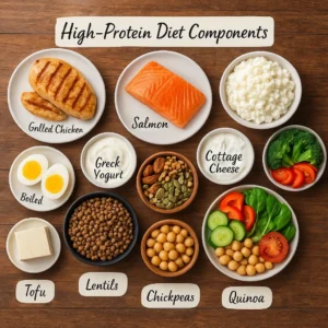 Read more about the article What are the main components of a high-protein diet?
