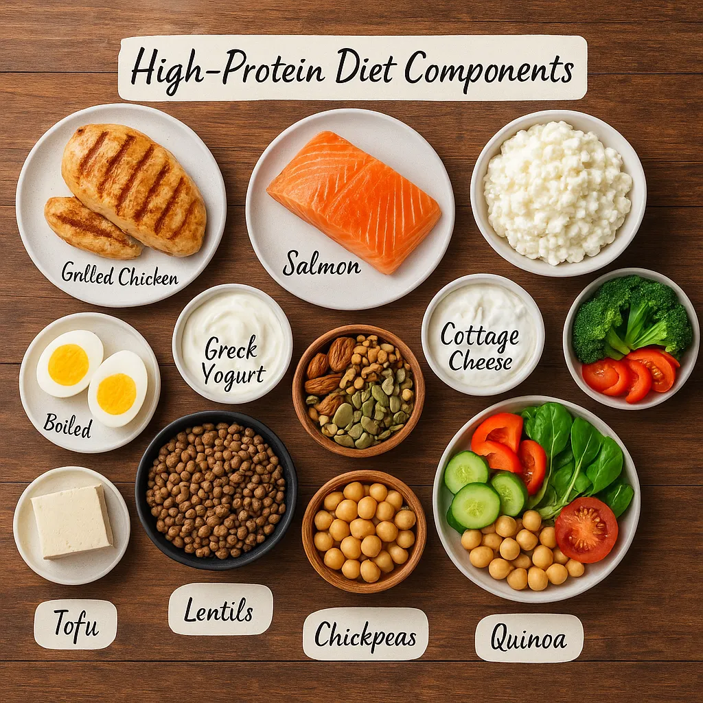 Read more about the article What are the main components of a high-protein diet?